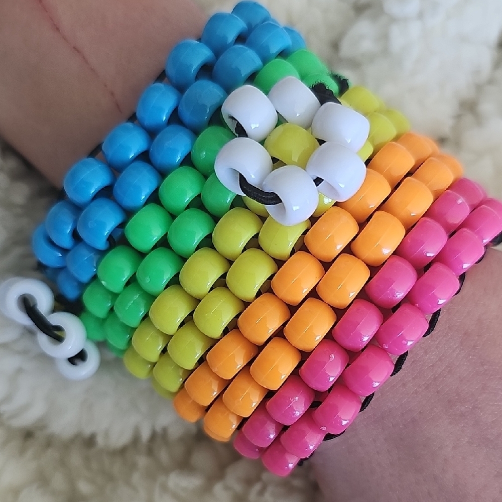 Colorful Kids Kandi Cuff